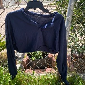 Brandy Melville Navy Long Sleeve